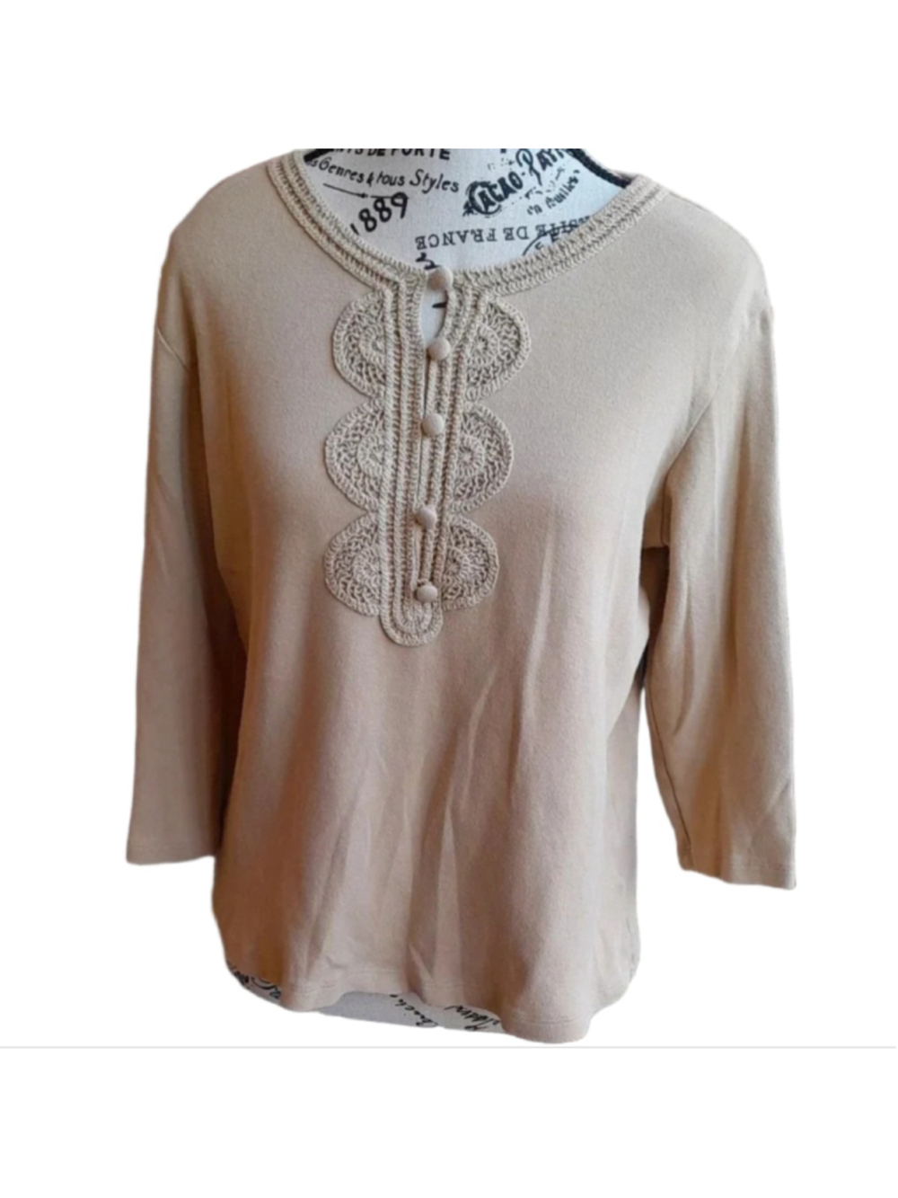 Classic Elements Embroidered Top